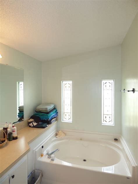 The shower features a hidden bathtub under the floor. Mobile Home Garden Tub | Mobile home redo, Florida home ...