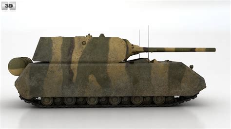 Vue à 360 degrés de Panzerkampfwagen VIII Maus Modèle 3D 3DModels magasin