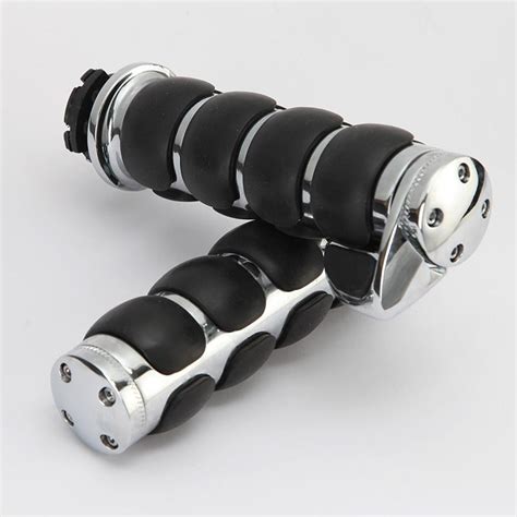 2x non slip rubber motorcycle 1 handlebar hand bar grips with throttle assist universal for