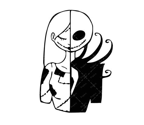 Jack And Sally Svg Png Pdf A Nightmare Before Christmas Svg