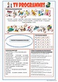 TV Programmes Vocabulary Exercises r…: English ESL worksheets pdf & doc