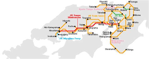 Jr West Rail Pass Kansai Hiroshima Area Pass