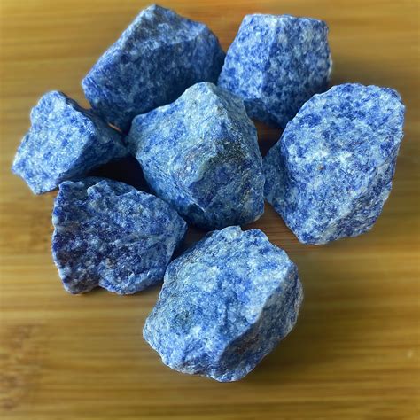 Blue Quartz Sapphire Quartz Rough Calming Stone Raw Etsy Uk