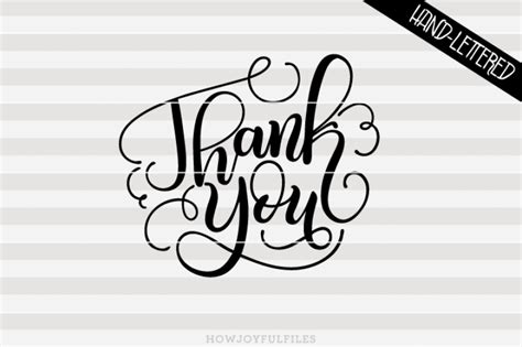 Free Thank You Card Svg File 97 Svg Png Eps Dxf File
