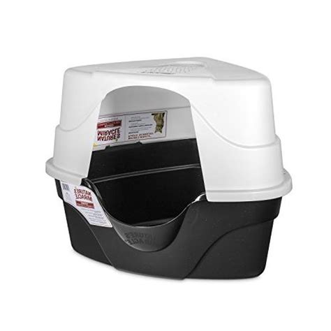Natures Miracle Advanced Hooded Corner Litter Box