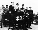 Churchill y Roosevelt firman la Carta del Atlántico - Zenda