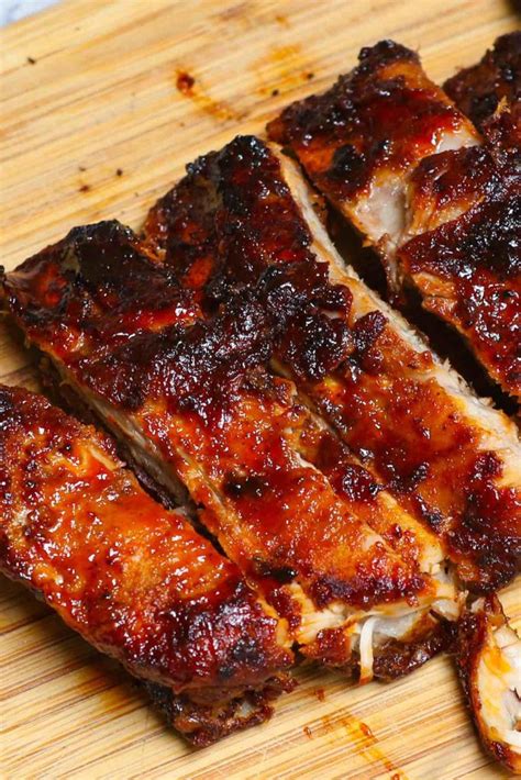 Minutes Tender Air Fryer Bbq Ribs How To Cook Baby Back Ribs In Air