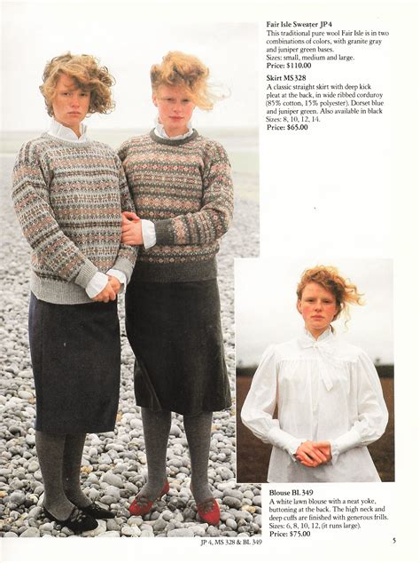 Laura Ashley 1983 Autumn Winter Fashion Catalog Those Are Some