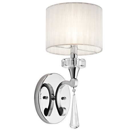 Shop Kichler Lighting Parker Point Collection 1 Light Chrome Wall