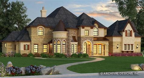 Clear all filters sq ft min: Hennessey House Courtyard House Plan | Castle house plans ...