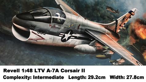 Revell LTV A A Corsair II Kit Review YouTube