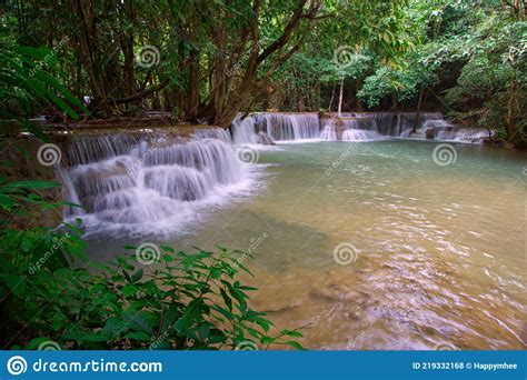 Waterfall In The Forest From Thailand Stock Photo Image Of Nature