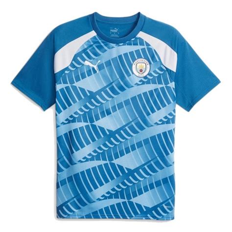 Puma Manchester City Mens Prematch Short Sleeve Jersey 20232024