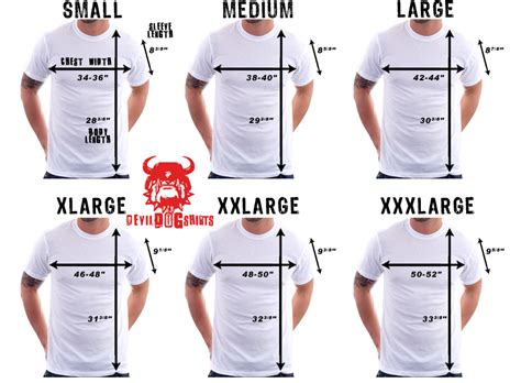 Size Chart For Your Marine Corps Shirts