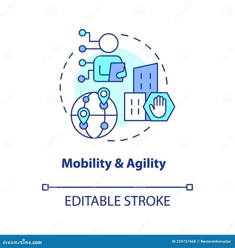 Agility In Business Planning Loop Concept Icon Vector Illustration
