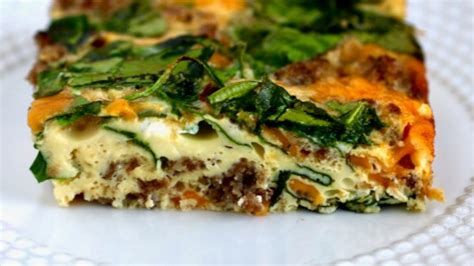 Low Carb Bacon Egg And Spinach Breakfast Casserole