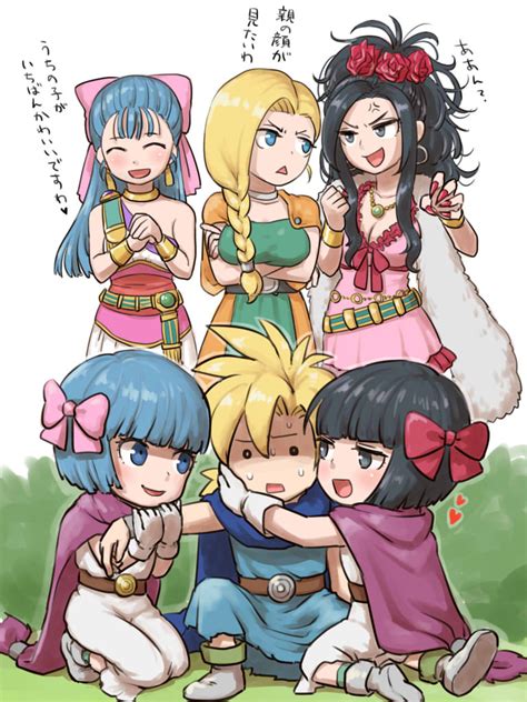 Bianca Heros Daughter Flora Deborah Tabitha And 1 More Dragon Quest And 1 More Drawn By
