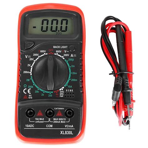 Digital Multimeter Xl830l Handheld Lcd Digital Multimeter Voltmeter