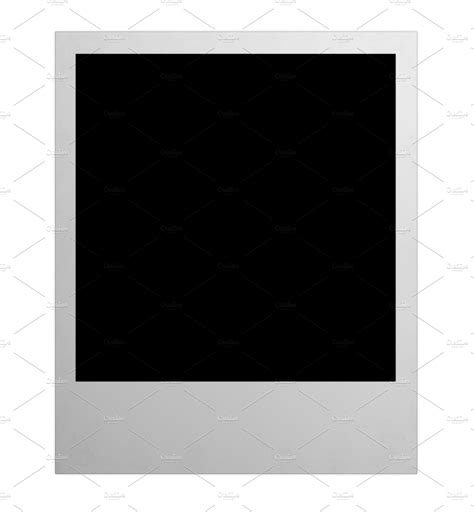 Polaroid Frame Template Word Polaroid Clipart Black Square Frame