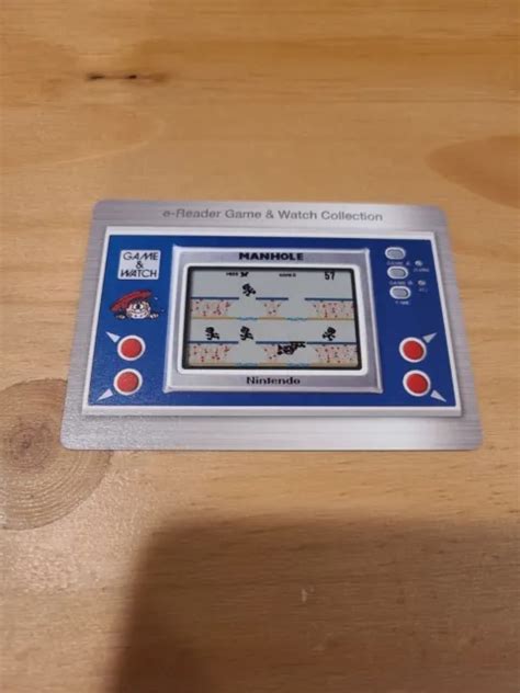 Game Boy Advance E Reader Card Manhole Game And Watch Collection 099