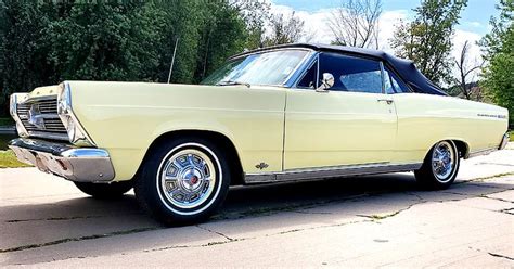 1966 Ford Fairlane 500xl Convertible Factory Springtime Yellow Ford