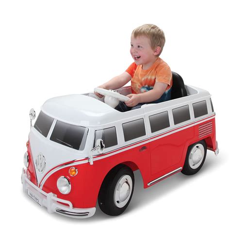 The Childrens Ride On Volkswagen Bus Hammacher Schlemmer