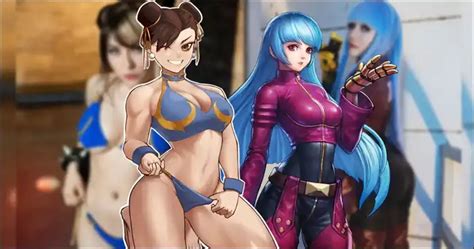 Faninirbs Sexy Fighting Game Cosplay Includes Chun Li In A Bikini Cammy In Her Alpha Attire
