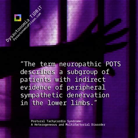 Dysautonomia Tidbit The Term Neuropathic Pots Describes A Subgroup Of Patients With Indirect
