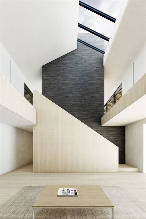 Portland Hilltop House — Walker Workshop Modern Stair Railing Modern