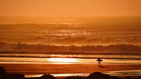 3840x2160 Surfer Waves Sunset 4k Wallpaper Hd Nature 4k Wallpapers