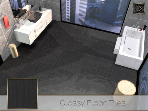 The Sims Resource Glossy Floor Tiles