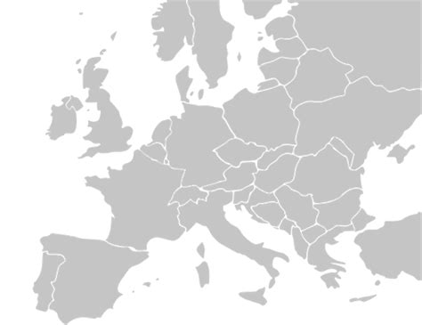 Europe Map Transparent Background Png