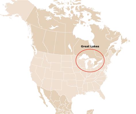 Interactive Map Of The Great Lakes