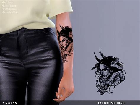 Sims 4 Demon Tattoos