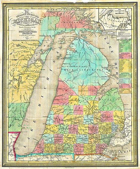 Celebrate Michigans Birthday With These Cool Old Maps Of Our State