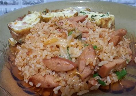 Asmr nasi goreng kimchi kimchi fried rice 김치볶음밥 eating sounds | mukbang. Resep Membuat Nasi goreng kimchi/kimchi bokumbap yang Enak ...