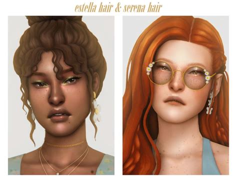 Get More From Clumsyalien On Patreon Sims Hair Sims 4 Curly Hair Sims