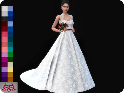 The Sims Resource Wedding Dress 11 Original Mesh