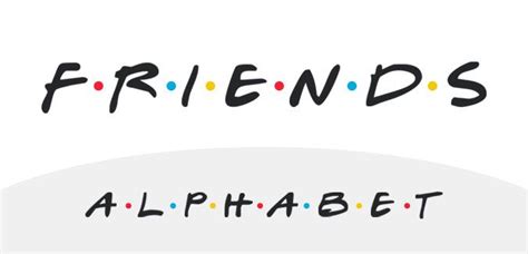 Friends Tv Show Alphabet Friends Font Friends Tv Show Printable Friends