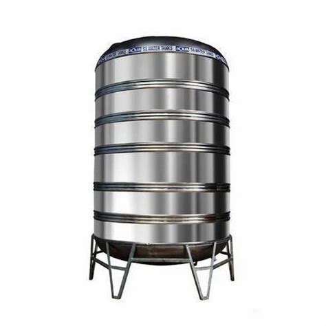 Silver Ss304 200 Litre Ss Water Storage Tank At Rs 60000unit In
