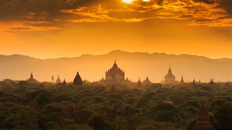 Nature Architecture Landscape Sunlight Mist Cambodia