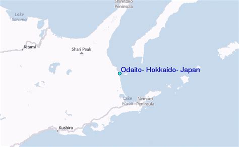 Odaito Hokkaido Japan Tide Station Location Guide