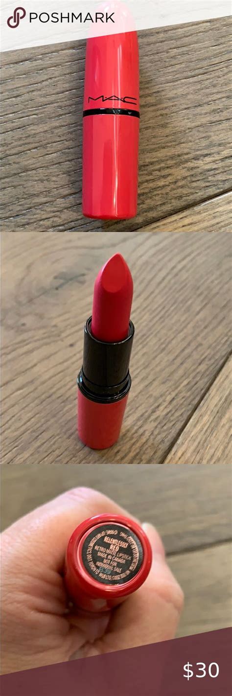 😘mac Cosmetics Retro Matte Lipstick In ‘relentlessly Red Full Size In