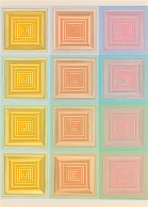 The Experimentation Of Richard Anuszkiewicz In Op Art Greeting Card By Mohamed Batni
