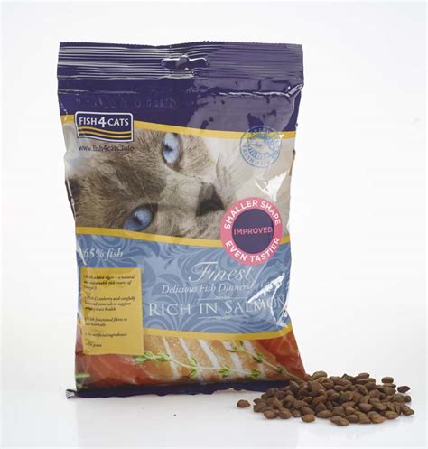 Fish cat is one of the normal cats. Finest Salmon Complete Food 400g / 1.5 Kg - Fish 4 Cats