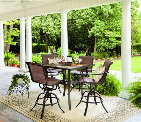 Jaclyn Smith Marion 5 Pc High Dining Patio Set