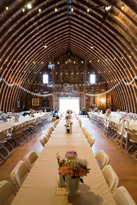 A Rustic Barn Wedding Reception In Minnesota