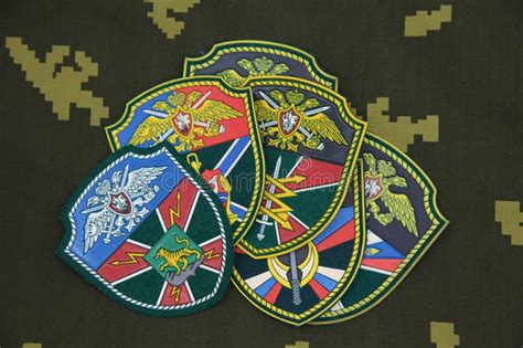 Russian Army Patches Boader Guard Units Editorial Stock Image Image