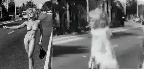 Madonna Hitchhiking Fully Nude By The Side Of A Road Video My Xxx