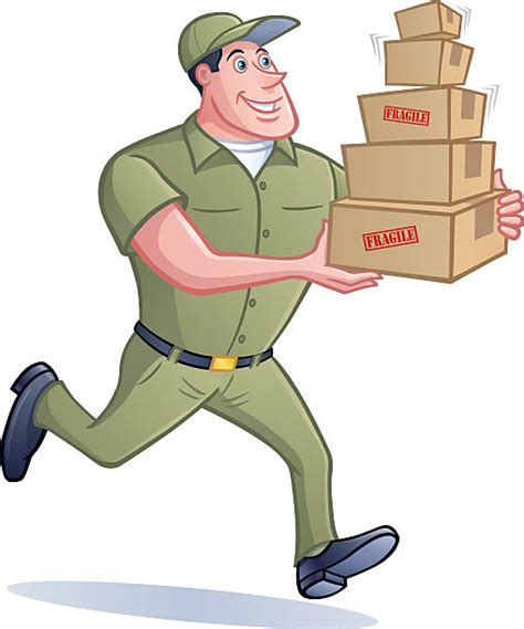Royalty Free Delivery Person Clip Art Vector Images And Illustrations